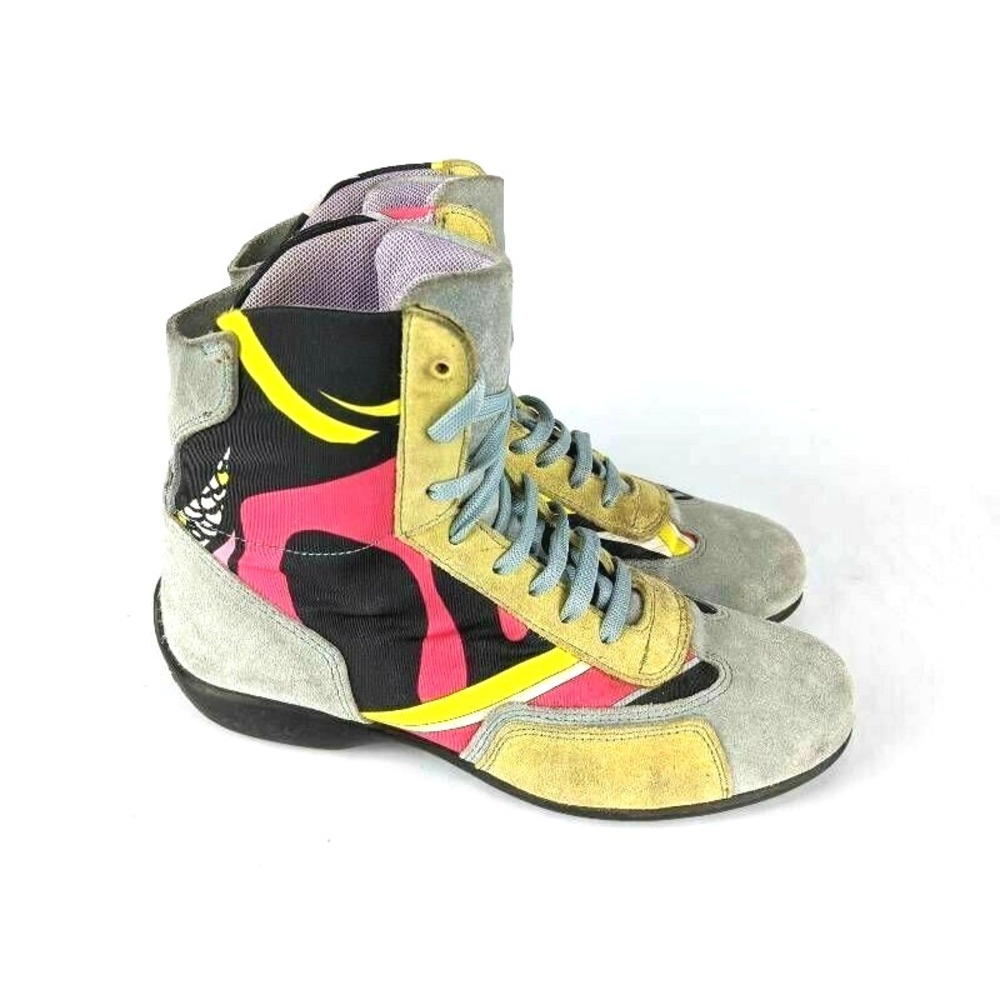 Emilio Pucci Womens Size: 36 / 5 Sabelt Sneakers Multicolor High Top Color Block